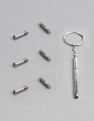 Close-up of Handwith precision screwdriver tip for eyewear repair