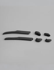 Replacement silicone nose pads and ear socks kit for Oakley Fast Jacket – side view