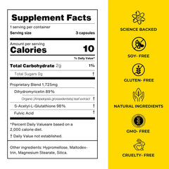Hangovr 180 Tri-Power Before Drinking Defense 8 Pack pouch back label