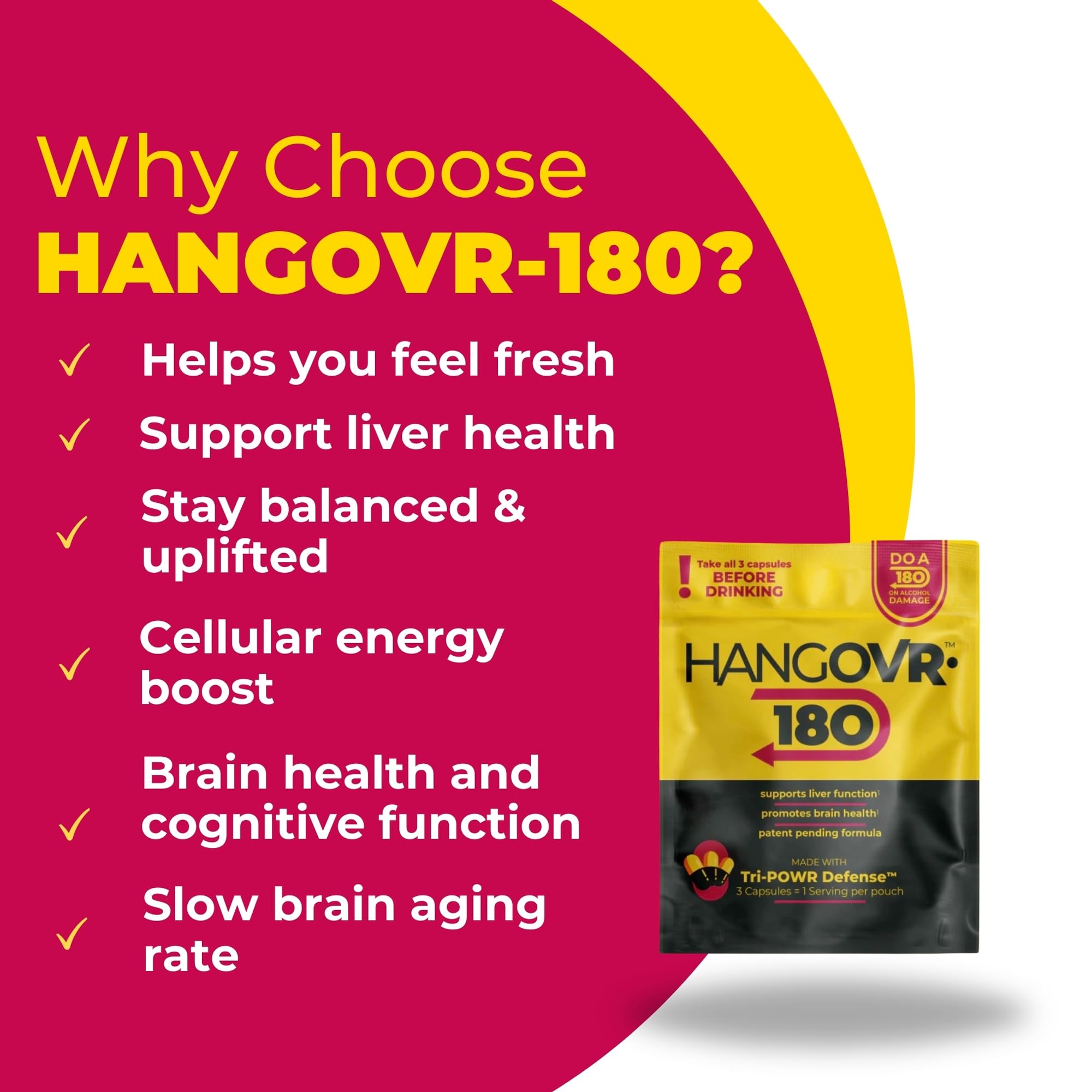 Serving suggestion: 3 capsules per pouch