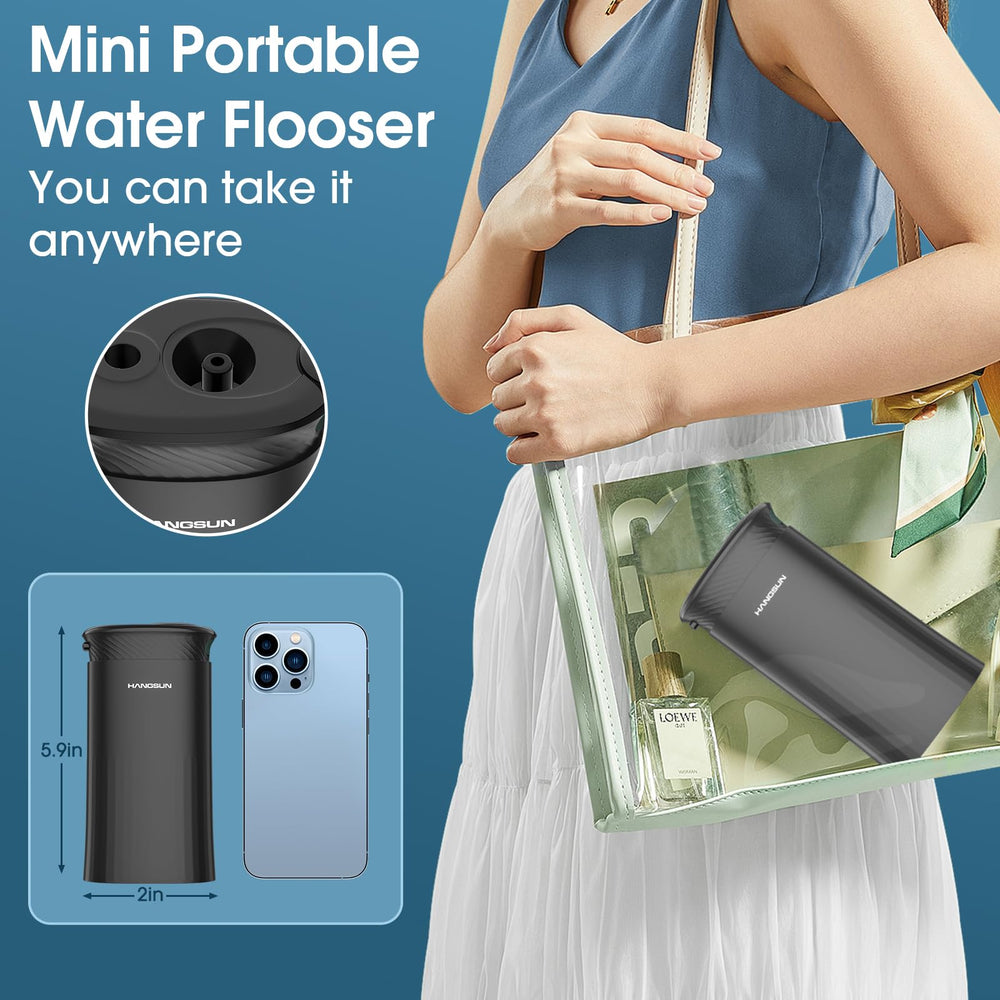 Complete travel kit includes 6 nozzles and travel pouch