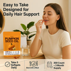 HANSODAP Pumpkin Seed Oil bottle label close-up