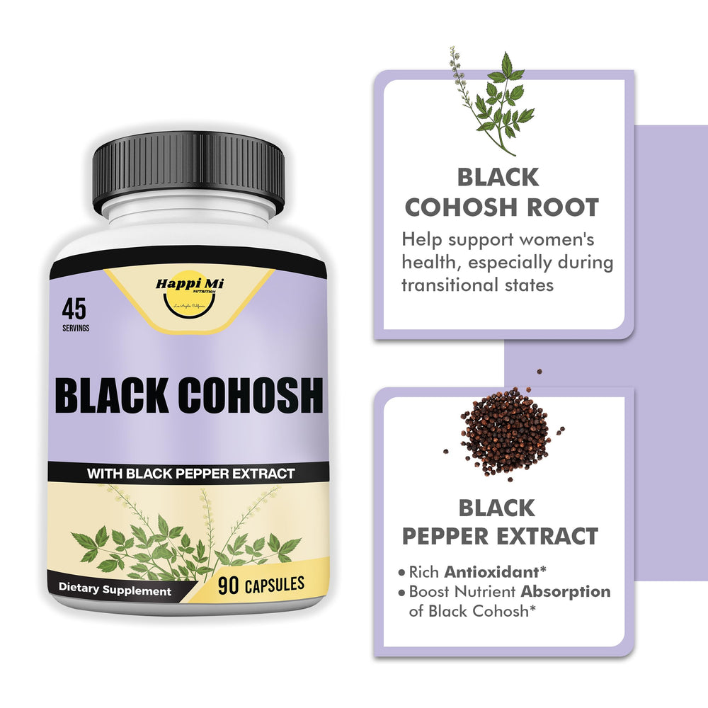 Ingredients highlighting Black Cohosh root