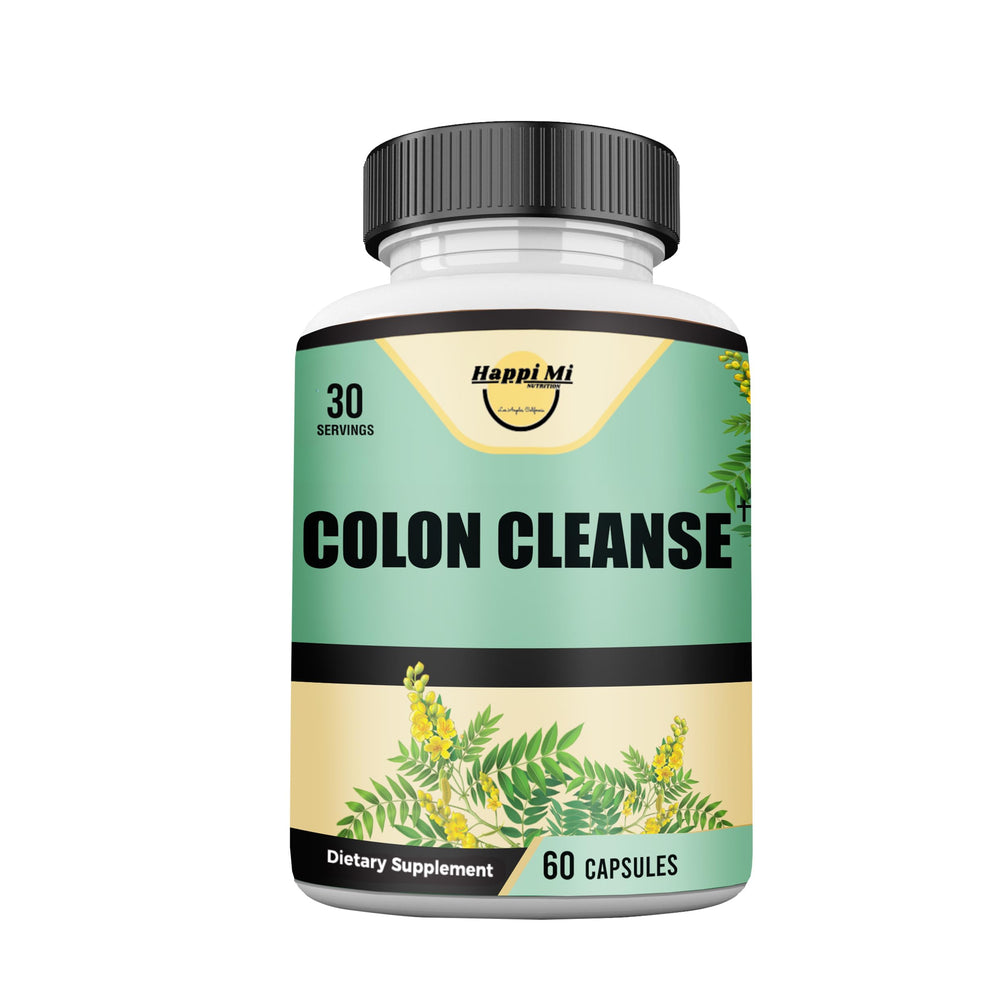 Bottle of Happi Mi Nutrition Colon Cleanse