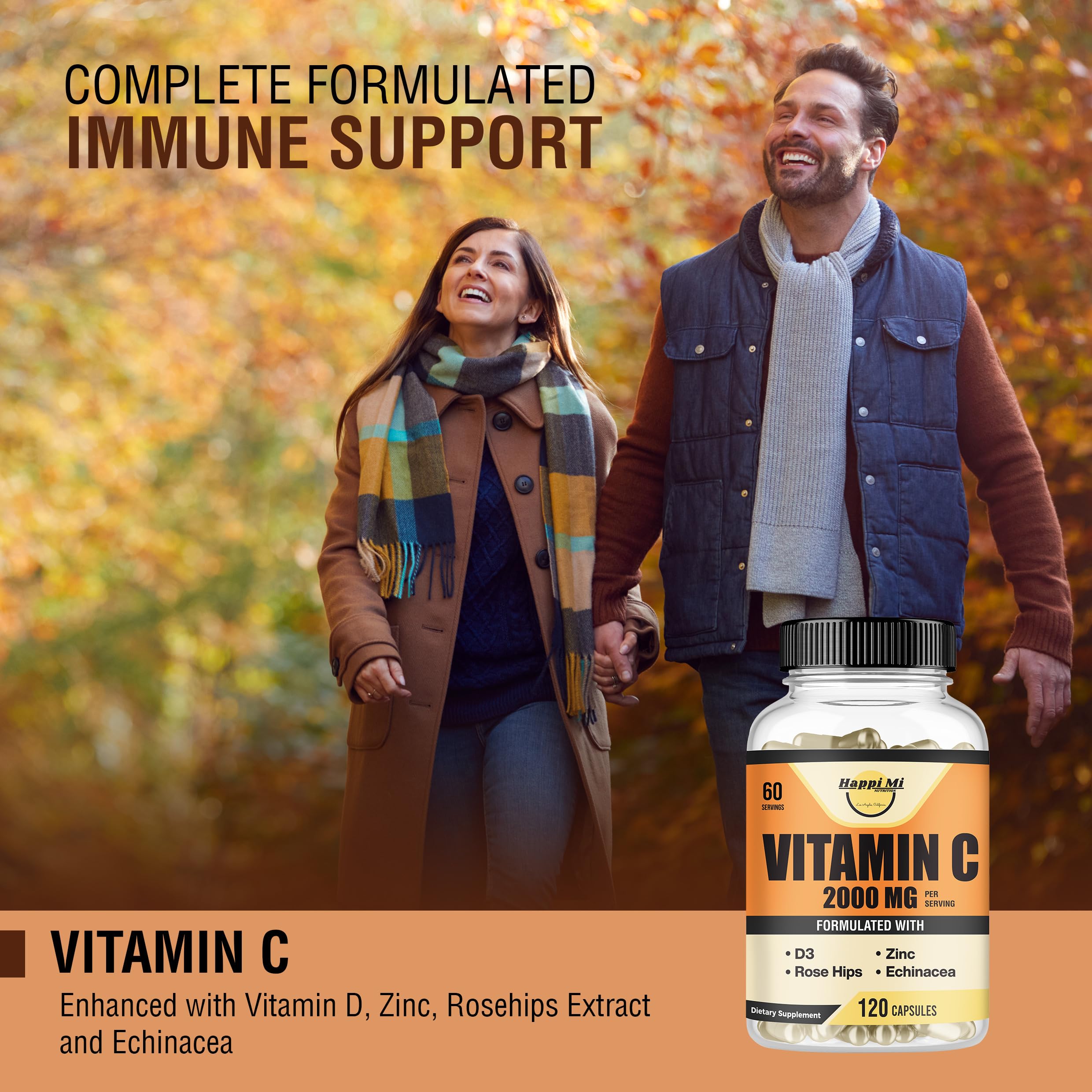 Vegan, Non-GMO capsules – Happi Mi Nutrition bottle