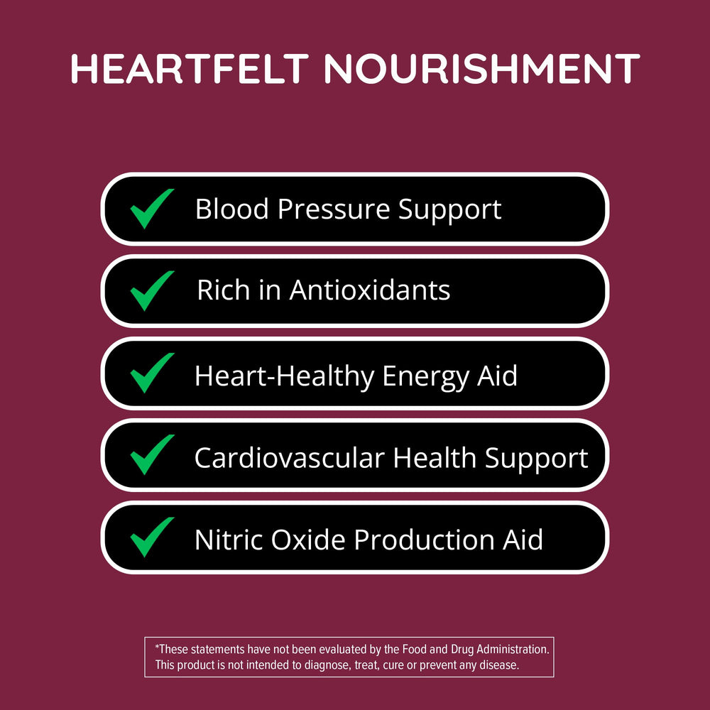 Happy Healthy Hippie beet root capsules label closeup highlighting vegan formulation