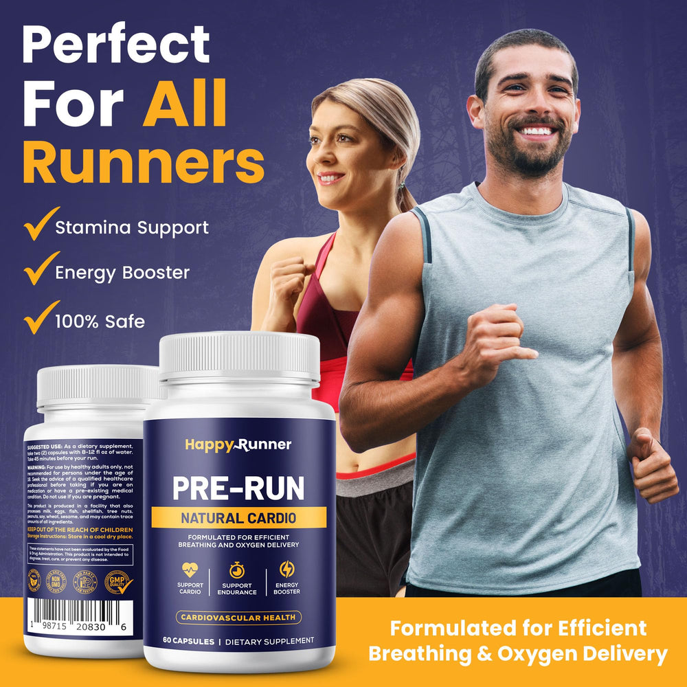 Happy Runner Pre-Run breathing-ease helps visualize improved airflow during training