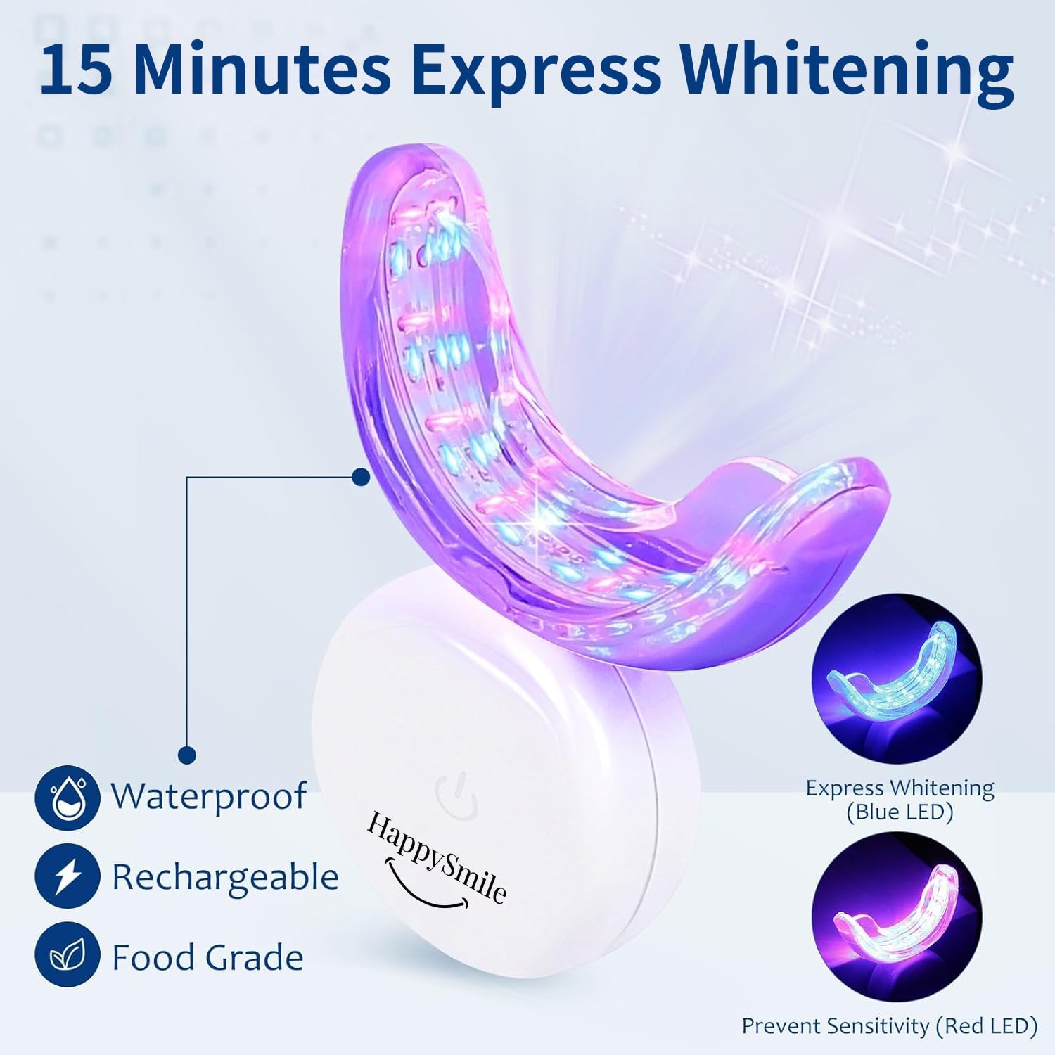 Whitening pen applying gel to teeth