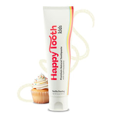 Happy Tooth Hydroxyapatite toothpaste Vanilla Frosting flavor 3.4oz packaging