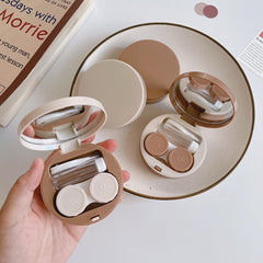 Compact travel lens case for daily outdoor use