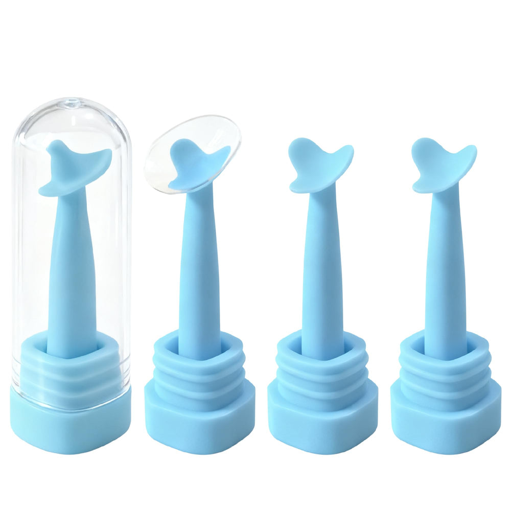 4-piece hard lens inserter stand on display