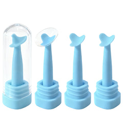 4-piece hard lens inserter stand on display