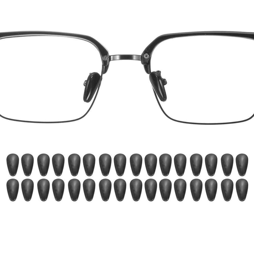 Harfington 15 pairs silicone nose pads with air bag screw-in design for glasses