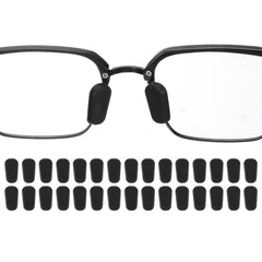Close-up of HARFINGTON silicone nose pads for glasses (black).