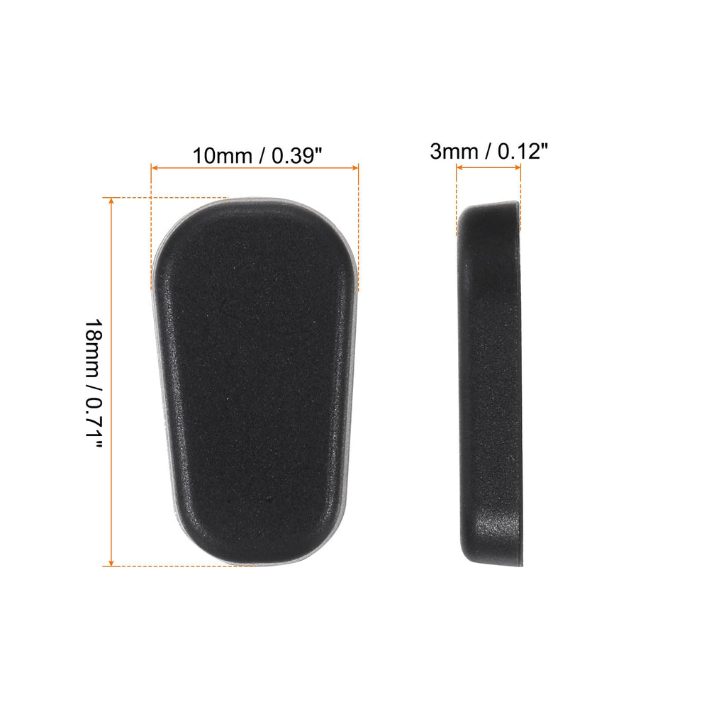 Set of 15 HARFINGTON silicone nose pads for glasses.