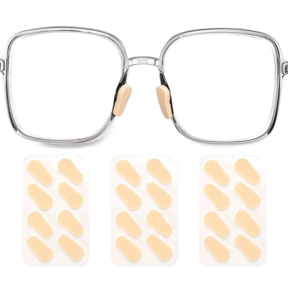 Harfington foam anti-slip nose pads, water-drop style, skin color, close-up