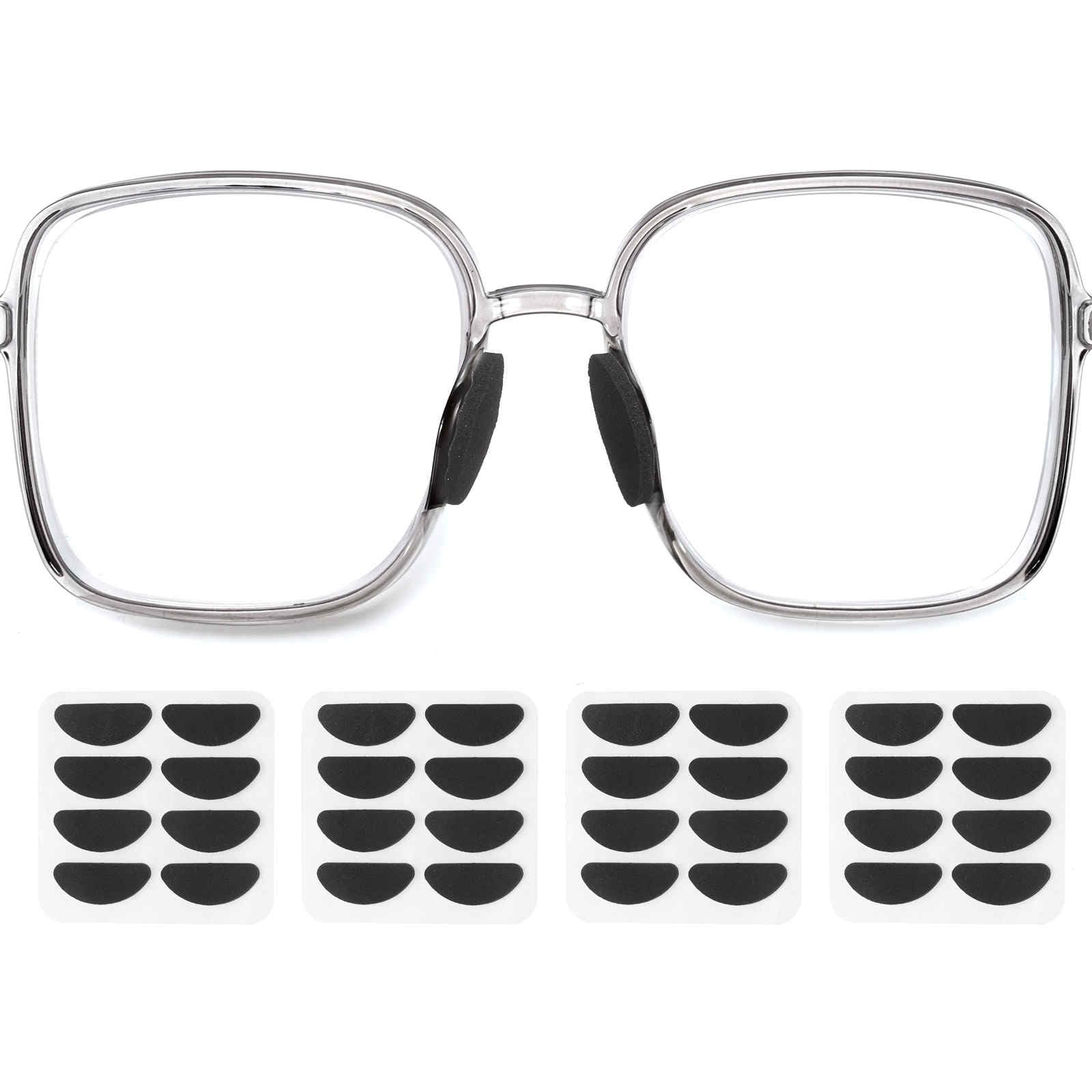 HARFINGTON foam nose pads 4 pack 19mm x 8mm x 1mm D shaped for glasses