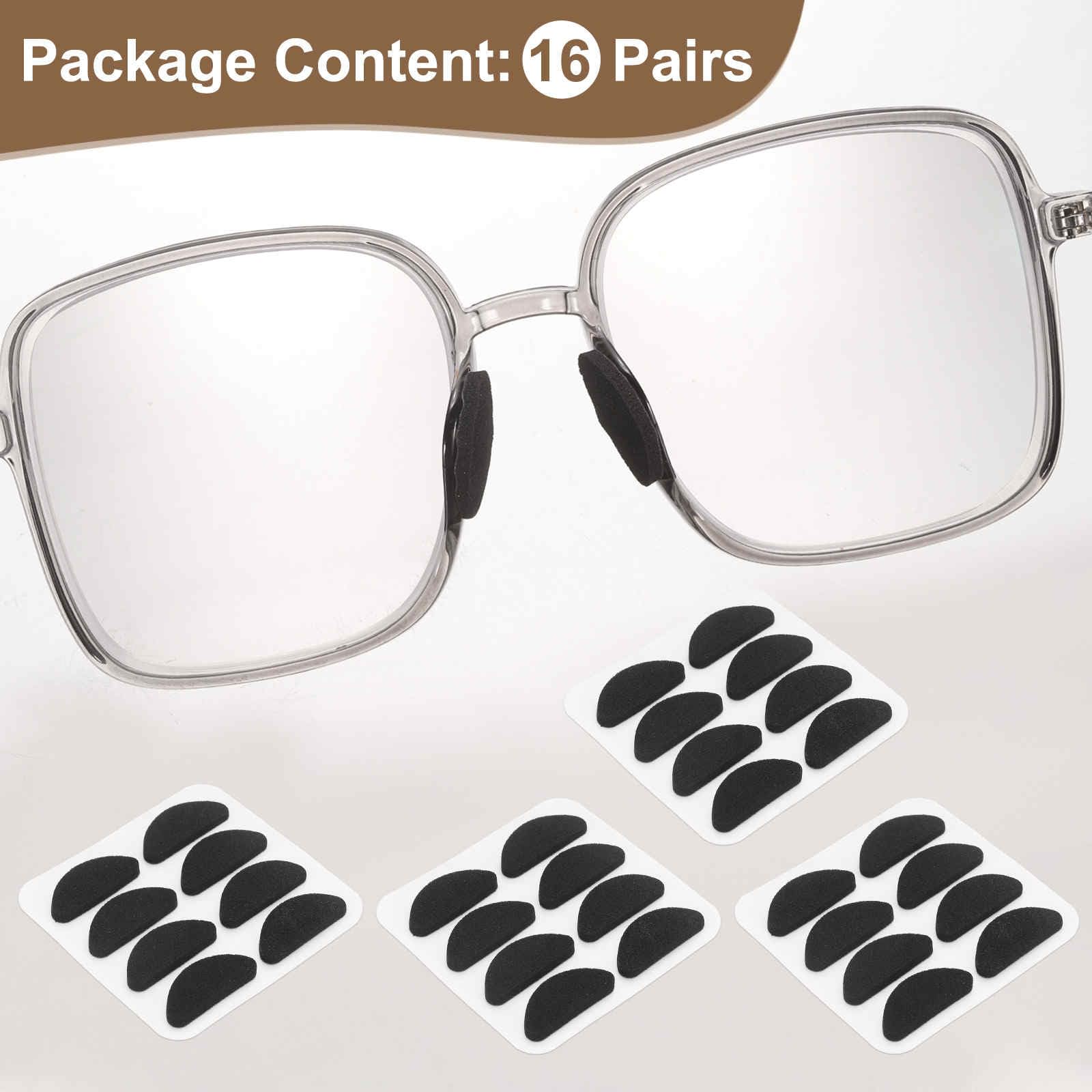 Nose pads fit plastic frames and sunglasses