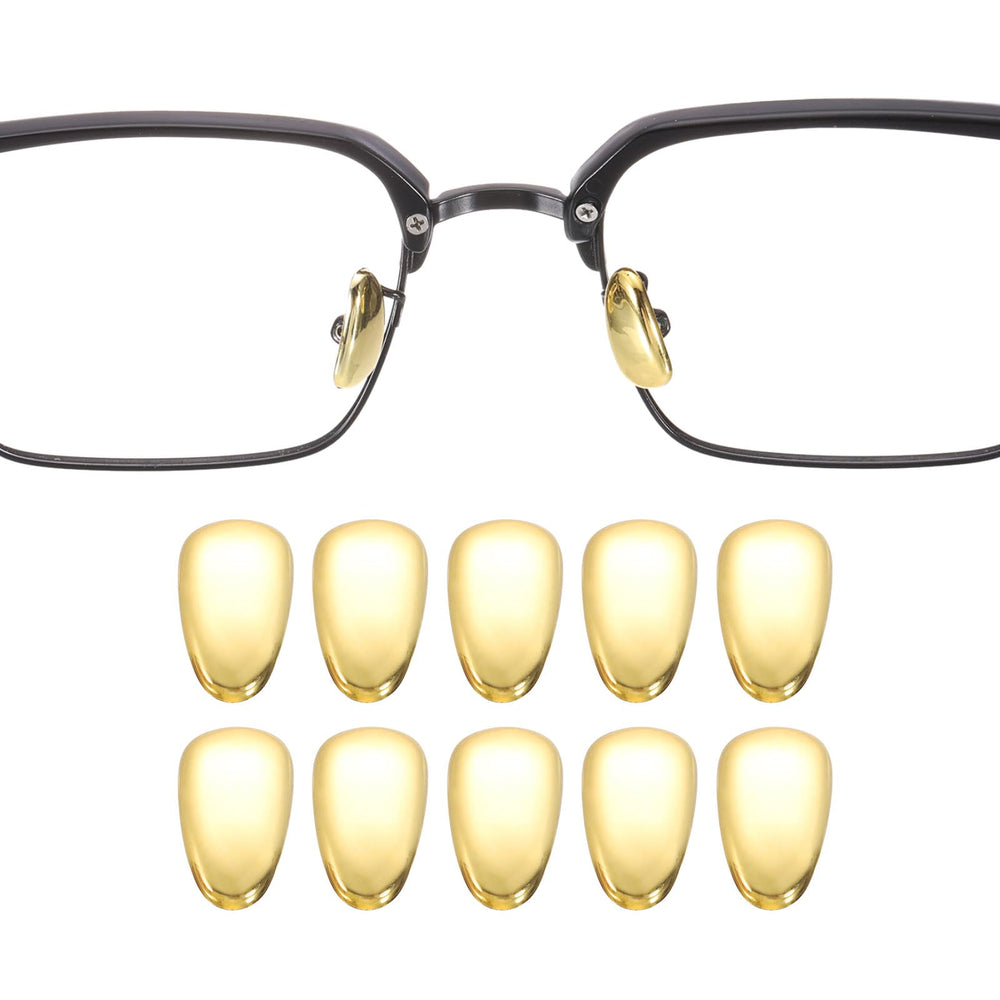 Harfington 5 Pairs Nose Pads - Gold, 4.5mm thick