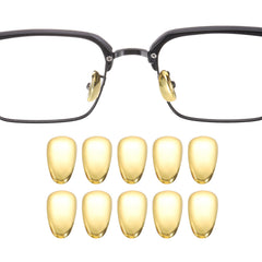Harfington 5 Pairs Nose Pads - Gold, 4.5mm thick