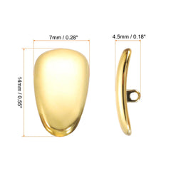 Close-up of PVC nose pads, gold set