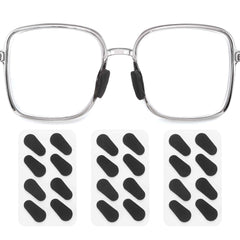 HARFINGTON foam nose pads, water-drop style, black, 3 pairs