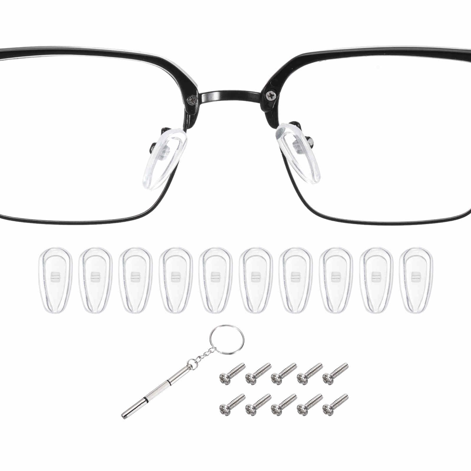 Harfington silicone anti-slip nose pads for glasses, white