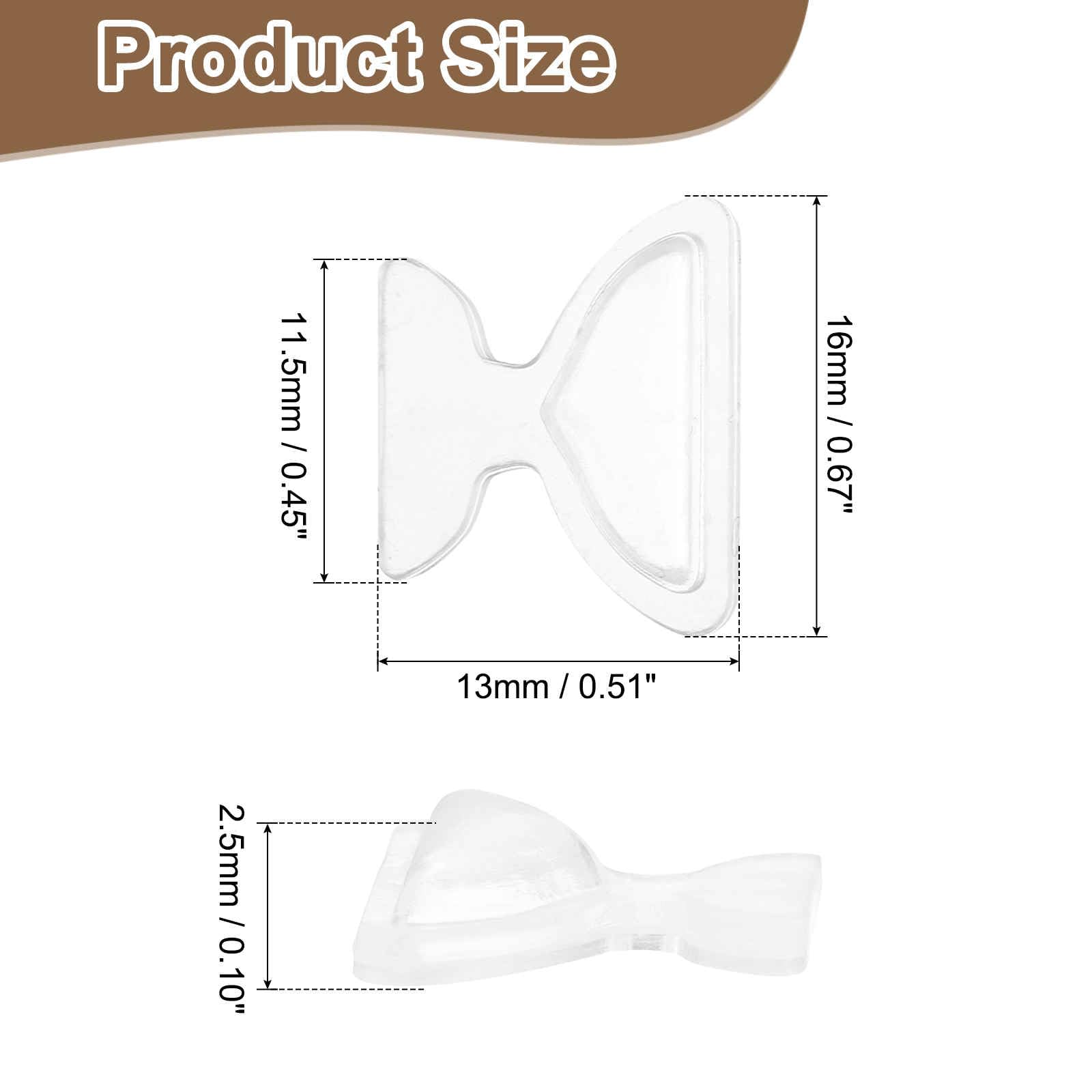 Air bag anti-slip silicone nose pads cushioning design