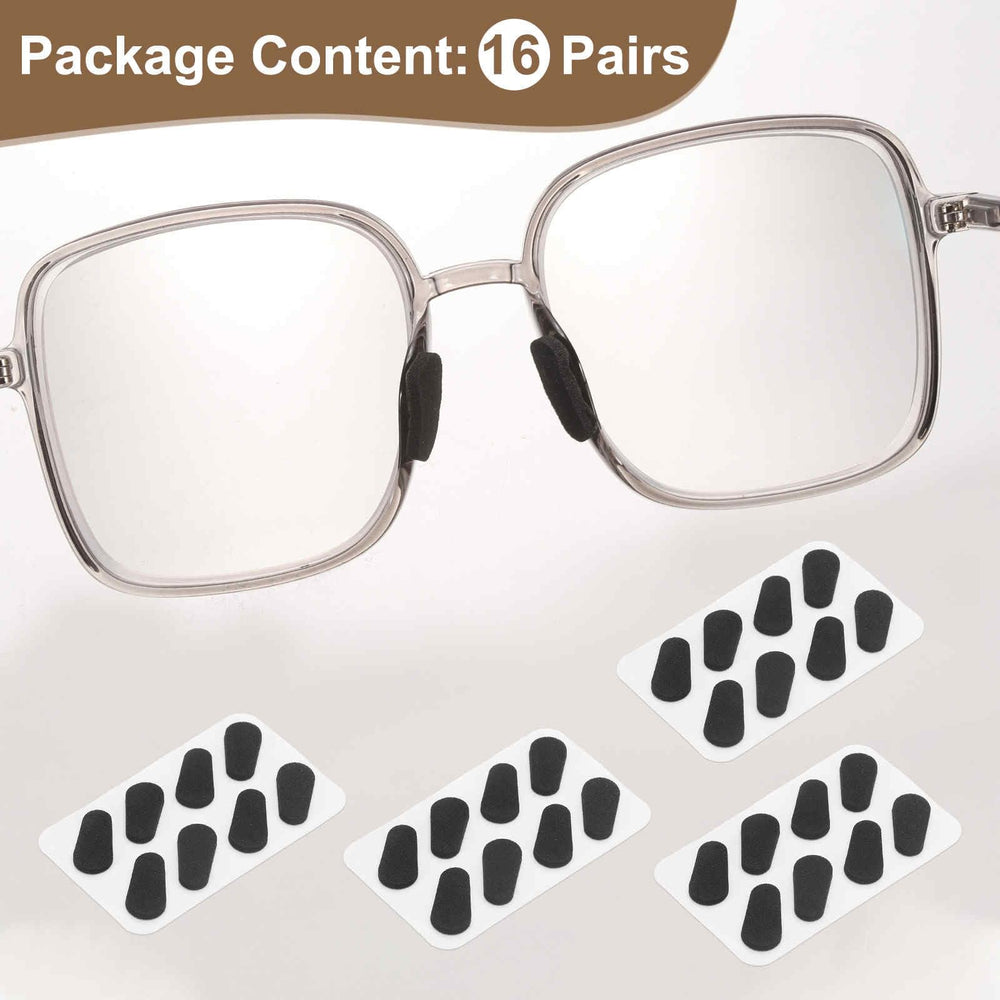 Self-adhesive backing on nose pad for easy installation