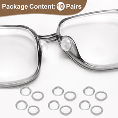 Nose pads with strong self-adhesive backing for anti-slip