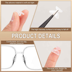 Nose pad dimensions: 16mm long, 11.5mm short, 13mm wide, 3.5mm thick
