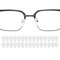 HARFINGTON 15 pairs silicone eyeglass nose pads on white background