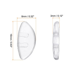 Close-up view of PVC nose pad material for comfort