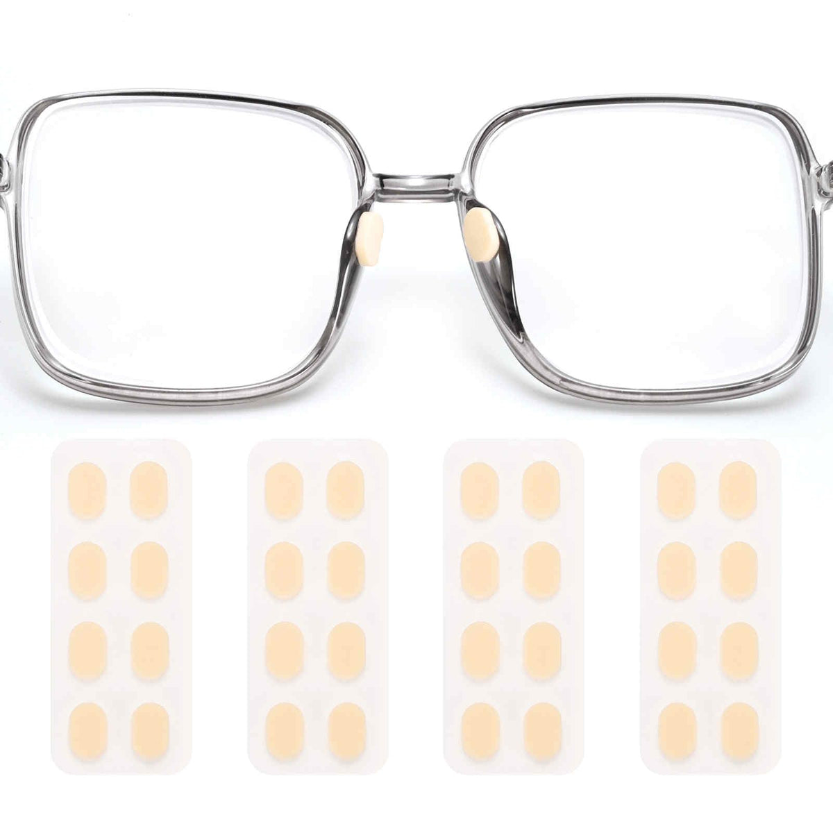 Harfington foam nose pads set of four pairs, oval 9x6x1mm