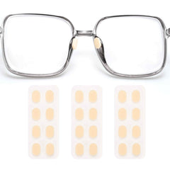 HARFINGTON three pairs of oval soft foam nose pads for glasses