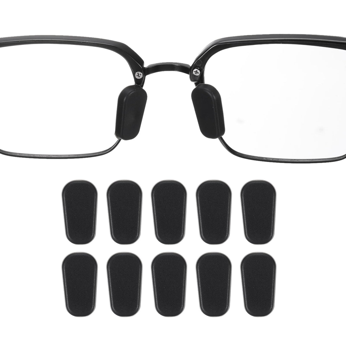 Close-up of HARFINGTON silicone nose pads showing 3 mm thickness