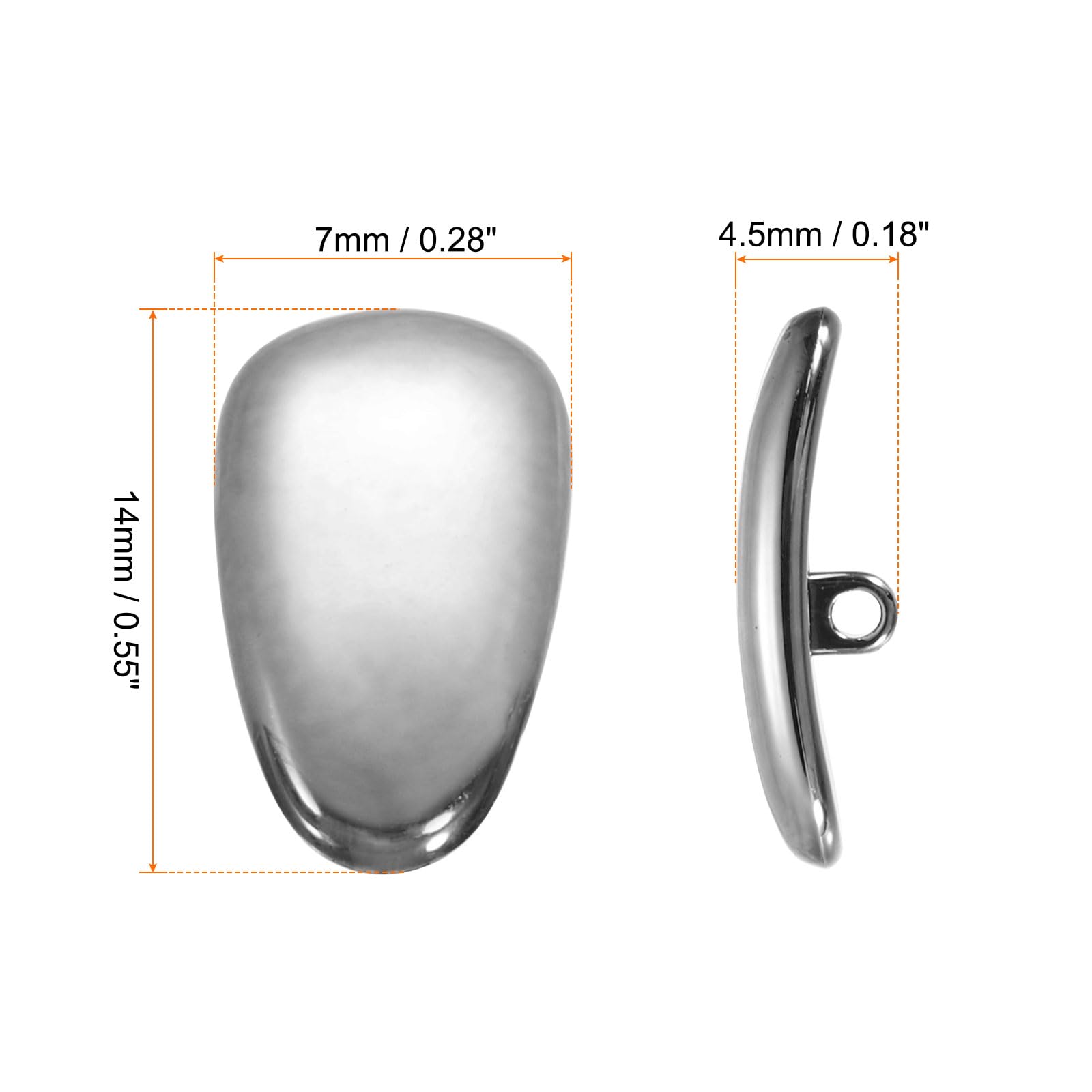 Close-up of 4.5mm PVC anti-slip nose pad