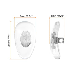 Set of 10 HARFINGTON nose pads for glasses