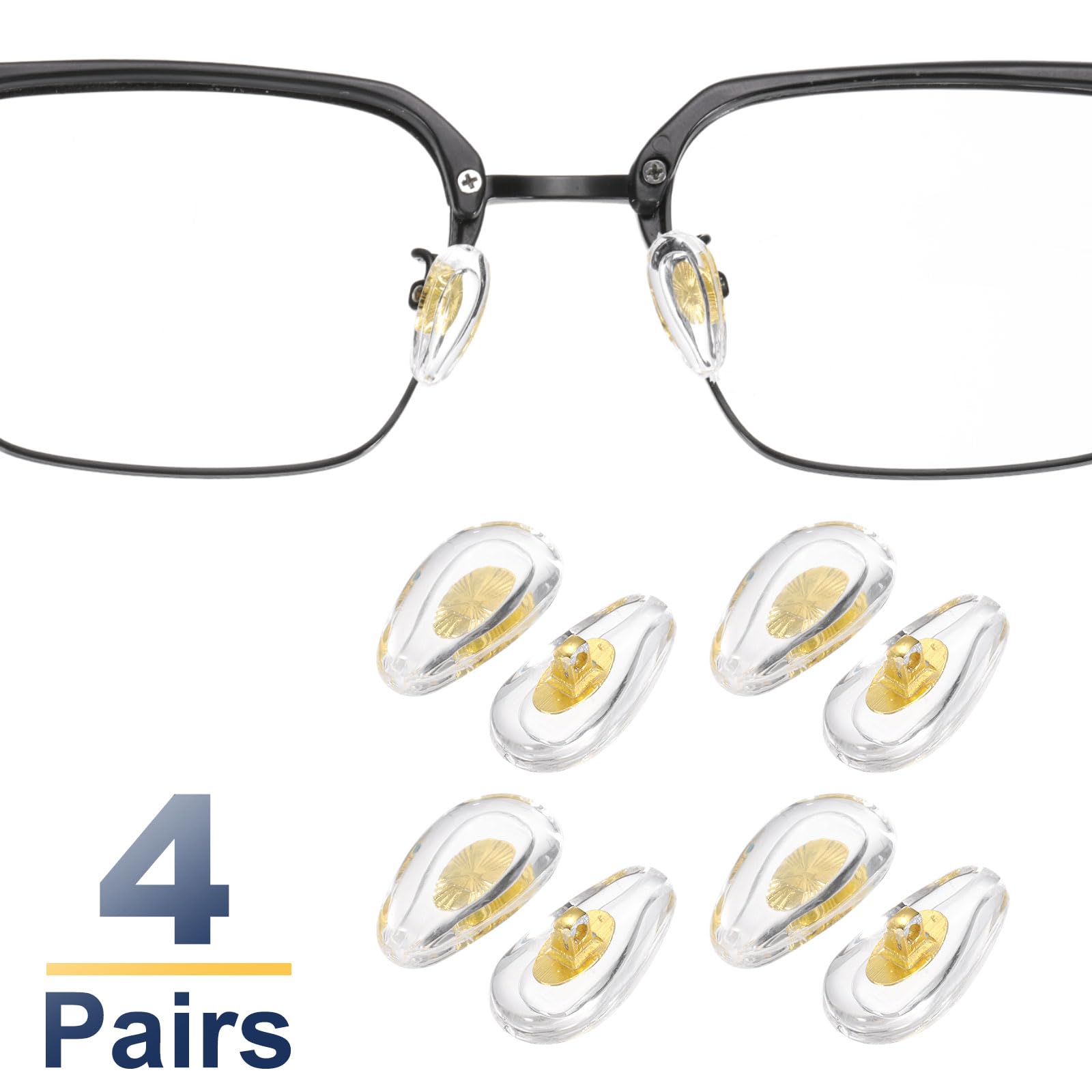 Soft silicone nose pad providing anti-slip comfort for glasses, image 3
