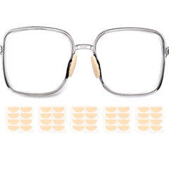 Harfington foam nose pads, 5 pairs, anti-slip, D-shaped, skin color for glasses