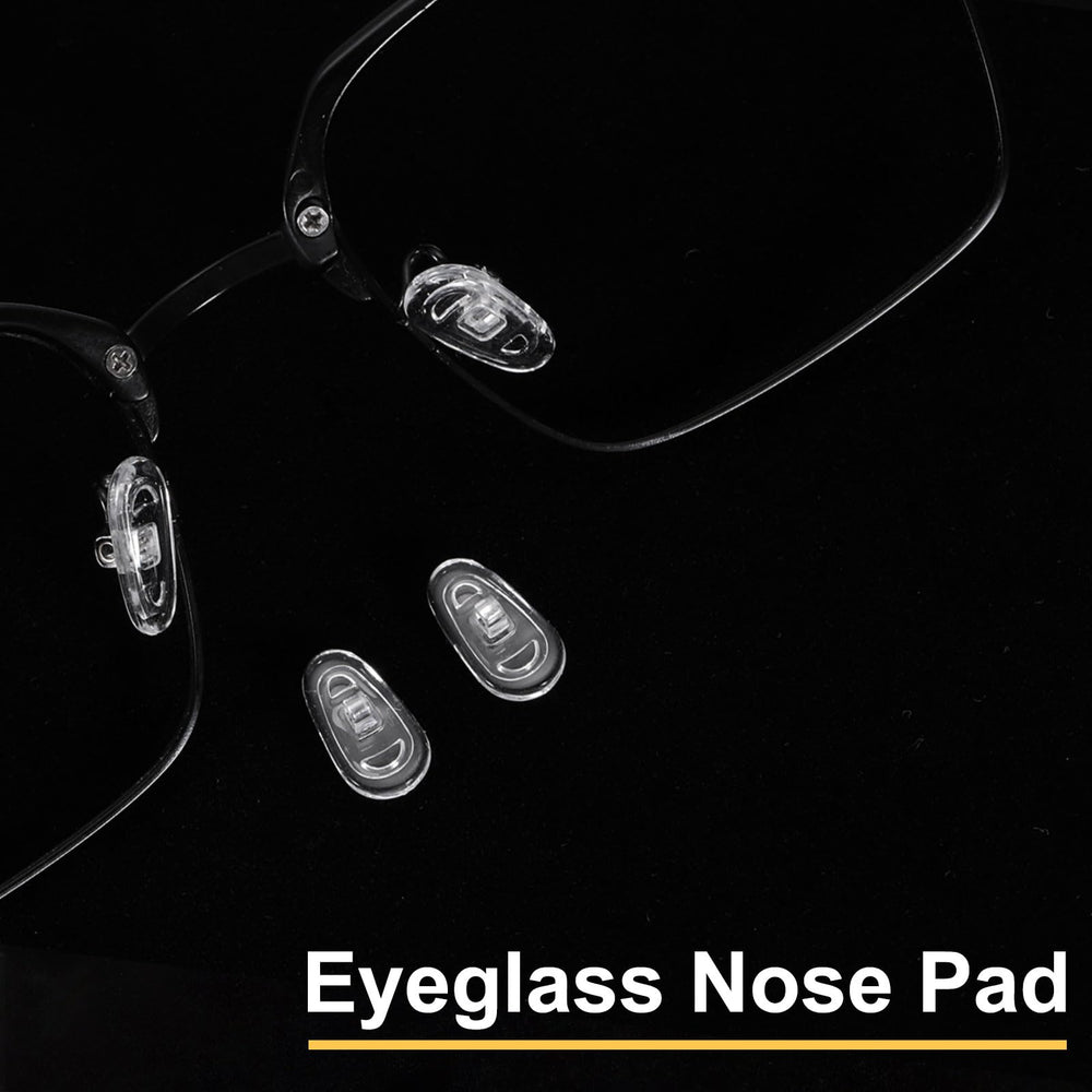 Screw-in nose pads by HARFINGTON for anti-slip fit