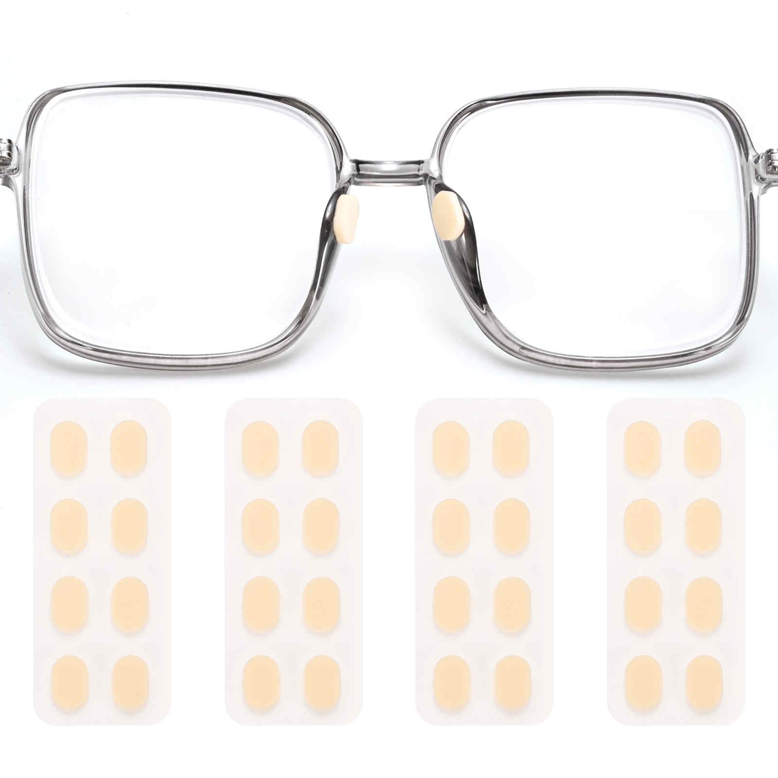 Harfington soft foam oval nose pads 1.5mm for glasses