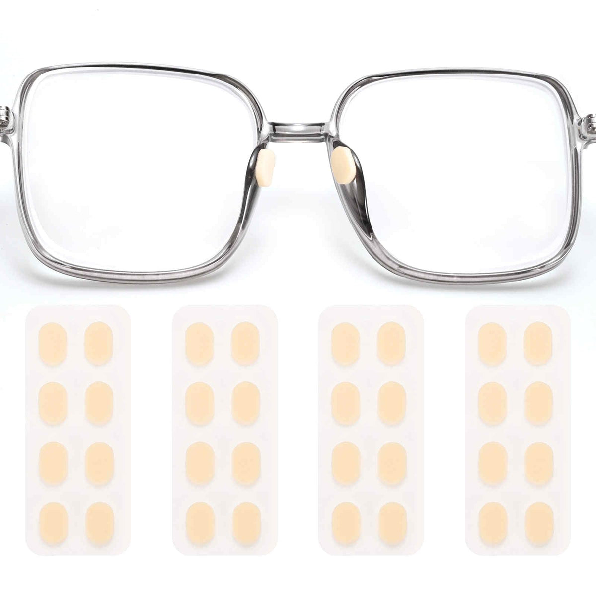 Harfington soft foam oval nose pads 1.5mm for glasses