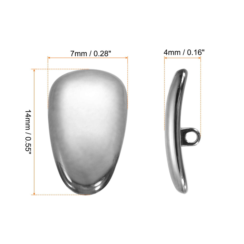 Close-up of PVC nose pad material showing 4mm thickness