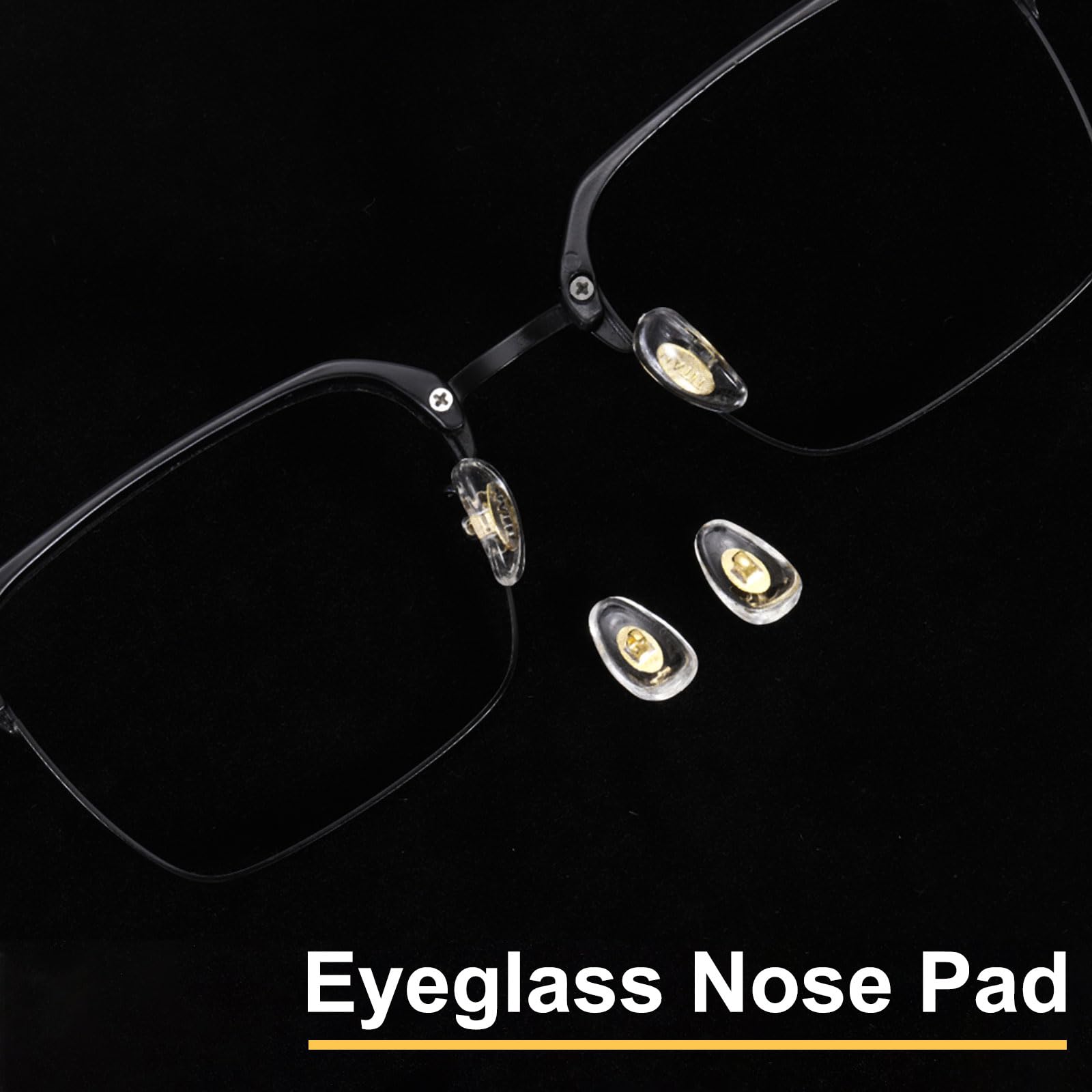 Nose pads compatible with plastic frames and sunglasses