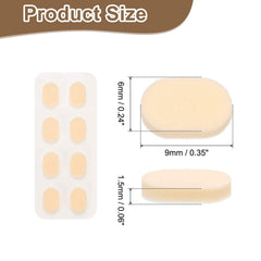 Self-adhesive backing for anti-slip nose pads
