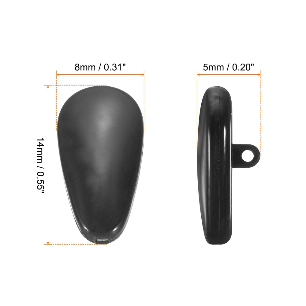 Soft silicone nose pads conform to facial contours
