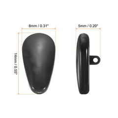 Soft silicone nose pads conform to facial contours
