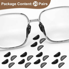 Soft silicone nose pads to protect skin and prevent rubbing