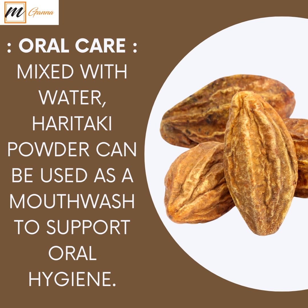 Dried Terminalia chebula fruits used to make Haritaki powder